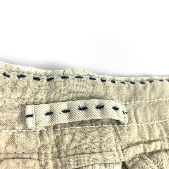 American Eagle Outfitters AEO Longer Length Mens Shorts Sz 28 Flat Front Chino - Picture 10 of 16